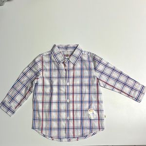 Baby fresh shirt| size 2T 87-95 cm| color azul, white,red